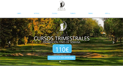 Desktop Screenshot of golfnegralejo.com